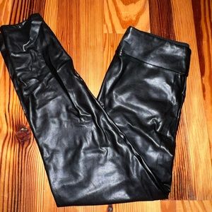 Abercrombie Leather Leggings
